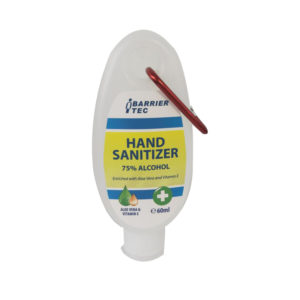 Hand Sanitizer 6oml Bottle with Caribiner